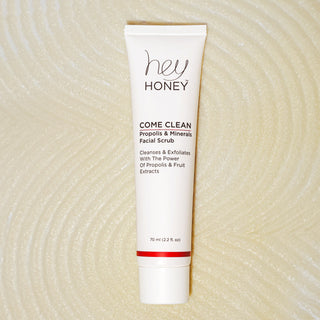 Come Clean Propolis & Minerals Facial Scrub from Hey Honey Skincare