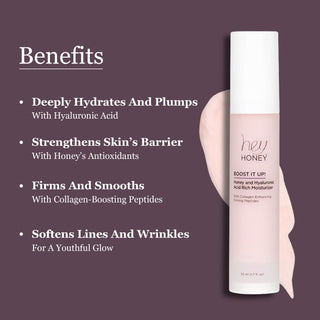 BOOST IT UP - Honey and Hyaluronic Acid Rich Moisturizer - Hey Honey Beauty