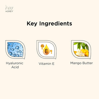 Mango & Honey Ultra Hydrating Body Lotion - Hyaluronic Acid Fruit Enzymes Shea & Mango Butter Moisturizer - Hey Honey Beauty