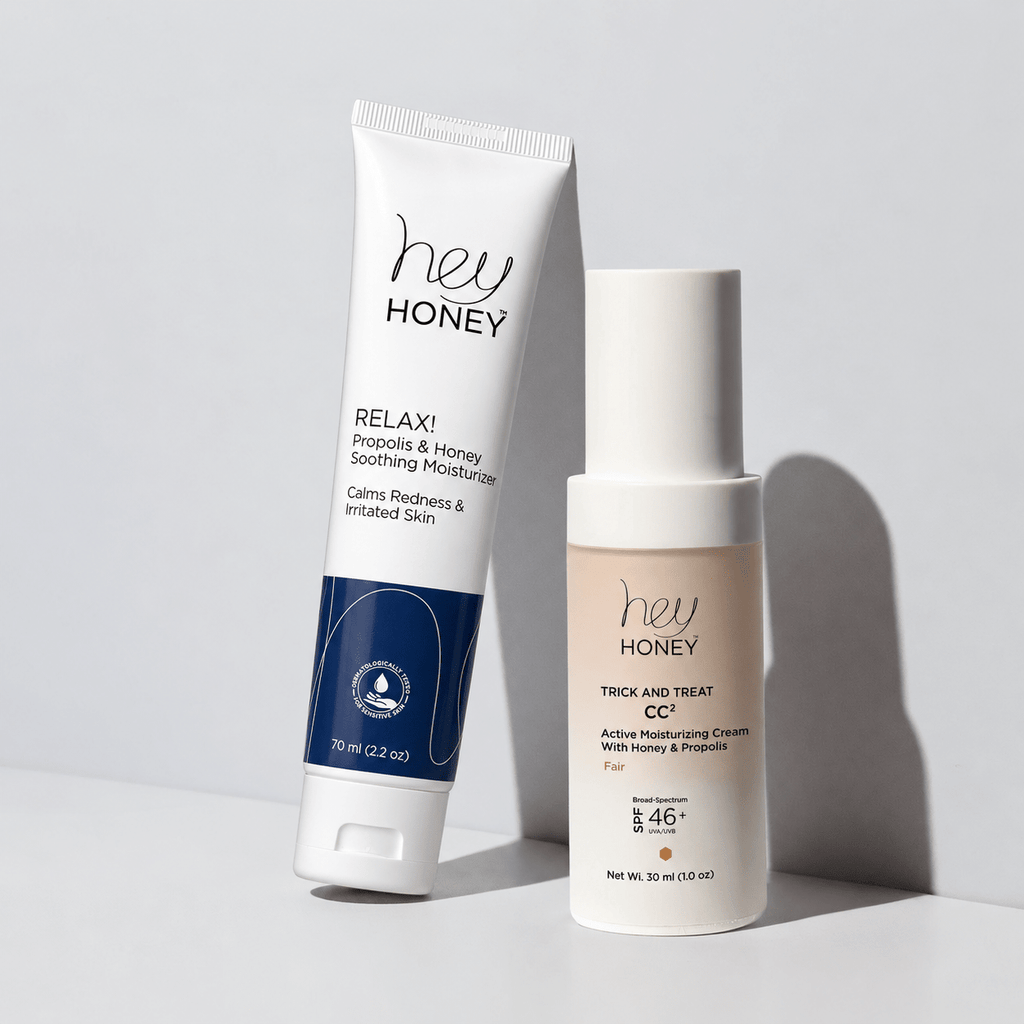 TRICK & TREAT ROSACEA | Redness Treatment And Coverage – Hey Honey