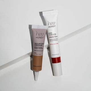 OPEN YOUR EYES DUET - Eye Brightening & Smoothing Set - Hey Honey Beauty