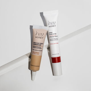 OPEN YOUR EYES DUET - Eye Brightening & Smoothing Set - Hey Honey Beauty