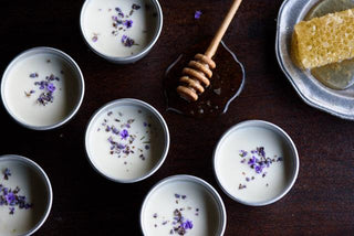 Simple and Easy Dessert: Lavender Honey Posset Recipe - Hey Honey Beauty