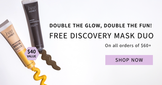 Free Discovery Mask Duo On all orders of $60+ from Hey Honey Skincare