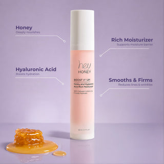 BOOST IT UP - Honey and Hyaluronic Acid Rich Moisturizer - Hey Honey Beauty