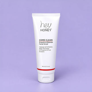 COME CLEAN - Propolis & Minerals Facial Scrub - Hey Honey Beauty