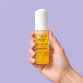 Don't Miss A Spot Fresh Honey Cleansing Foam Deluxe 55mL - Hey Honey Beauty