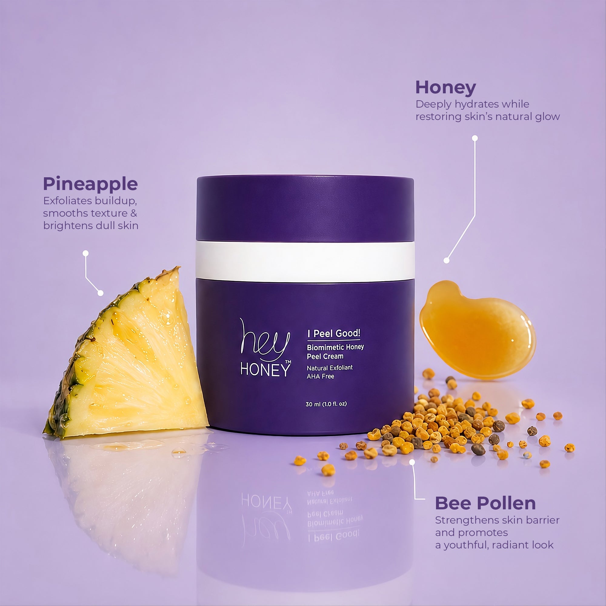 I PEEL GOOD! - Biomimetic Honey Peel Cream - Hey Honey Beauty