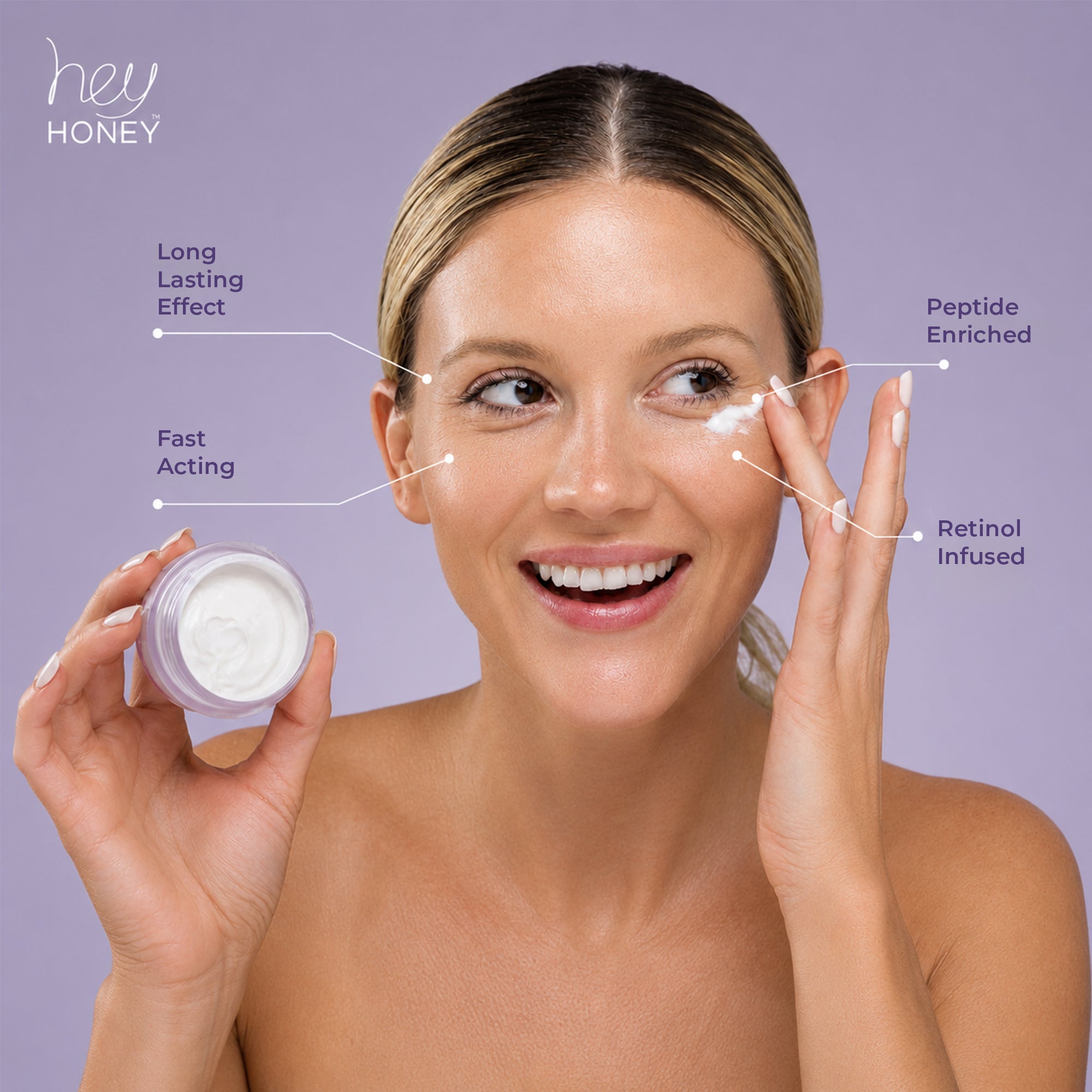 LOOK INTO MY EYES - Retinol and Propolis Eye Mask - Hey Honey Beauty