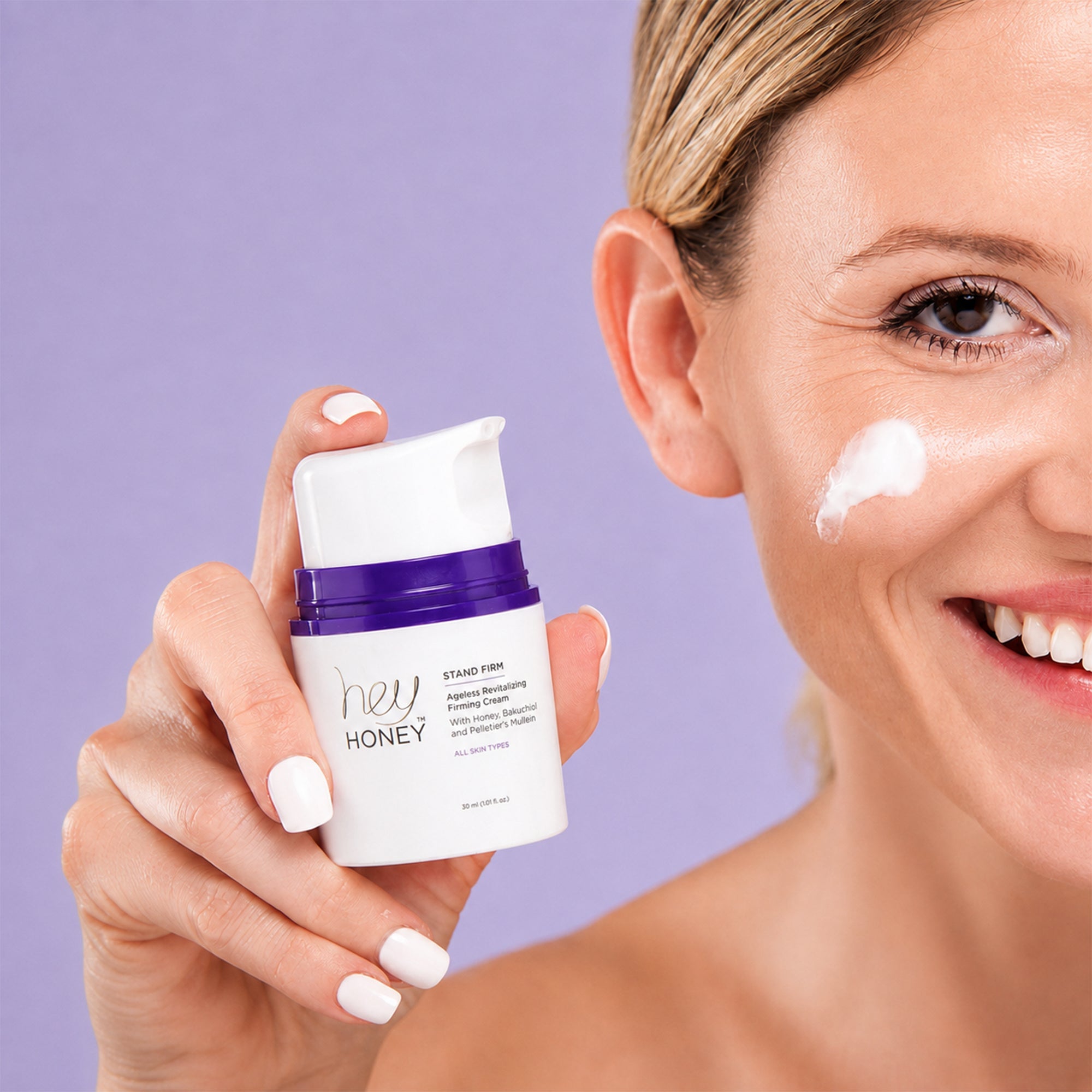 STAND FIRM - Argireline and Nameko Mushroom Firming Cream - Hey Honey Beauty