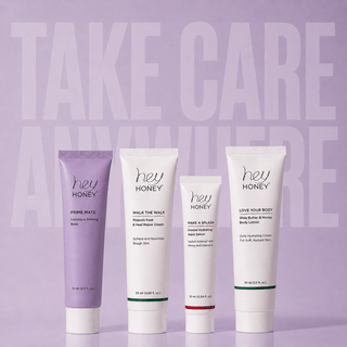 Take Care, Anywhere - Travel Essentials Set - Hey Honey Beauty