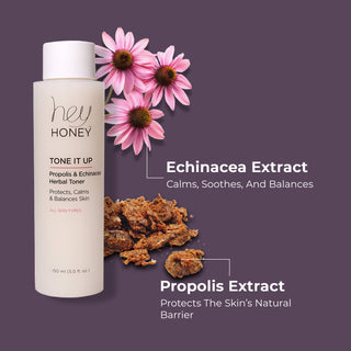 TONE IT UP - Propolis & Echinacea Herbal Toner - Hey Honey Beauty