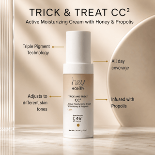 TRICK & TREAT CC² CREAM - Active Moisturizing Color Correcting Cream SPF 46+ - Hey Honey Beauty