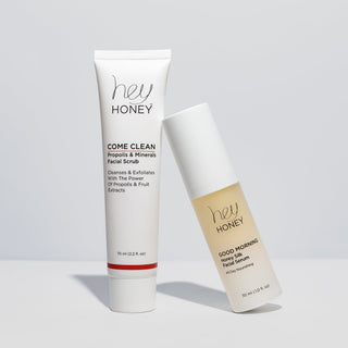 COME CLEAN DUET - Honey and Propolis Facial Treatment Set - Hey Honey Beauty