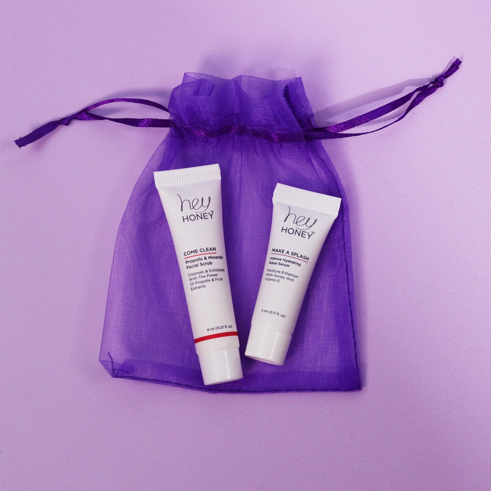 Come Clean & Make A Splash - Deluxe Sample Set - Hey Honey Beauty