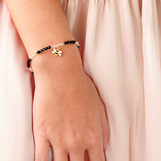 GIVING BEE - Citrine Beaded Charm Bracelet - Hey Honey Beauty
