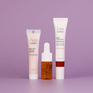 GLOWING HYDRATION TRIO - Travel Set - Hey Honey Skin Care