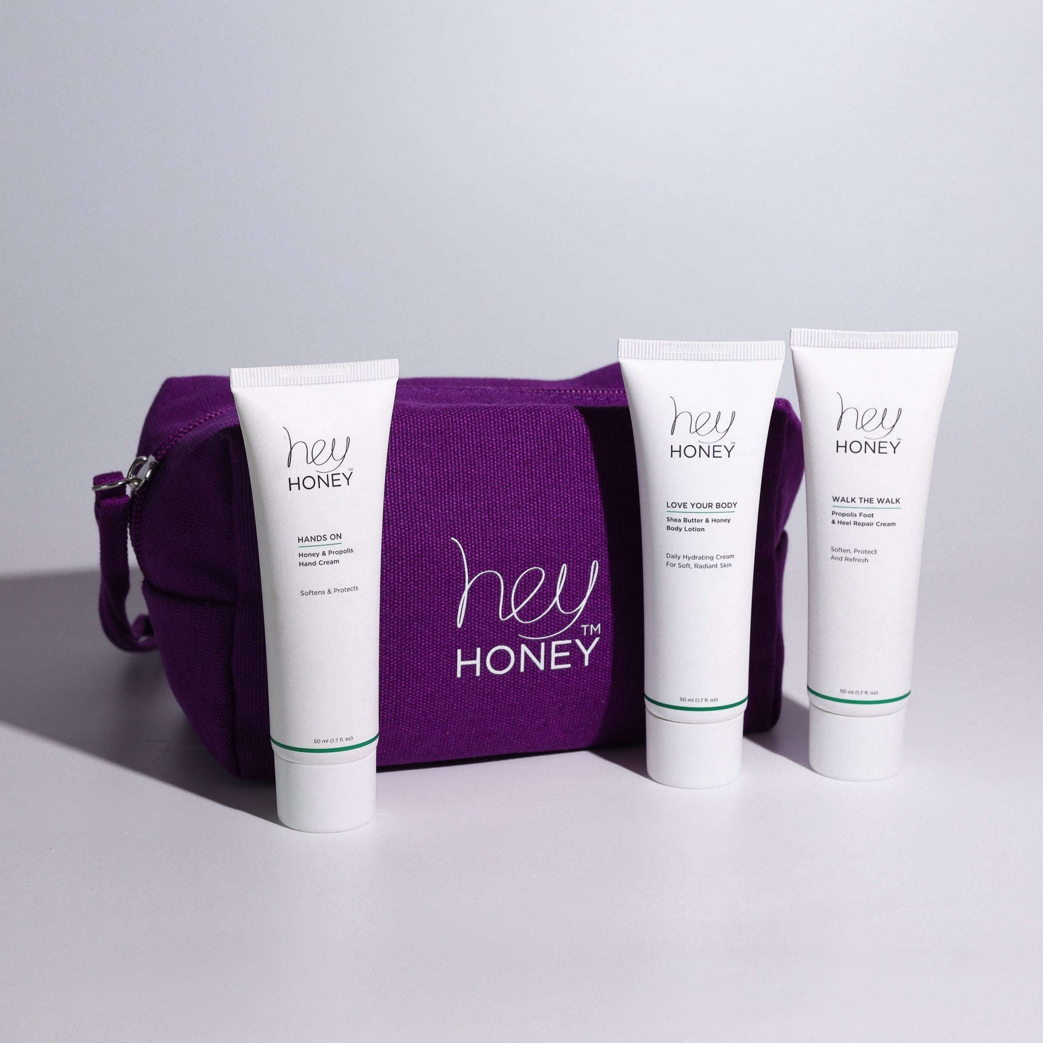 Travel Body Set - 4 Piece - Hey Honey Beauty