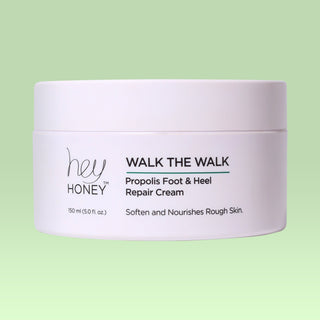 WALK THE WALK Propolis Foot and Heel Cream Deluxe 15ml - Hey Honey Beauty