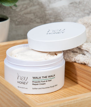 WALK THE WALK - Propolis Foot & Heel Cream - Hey Honey Skin Care